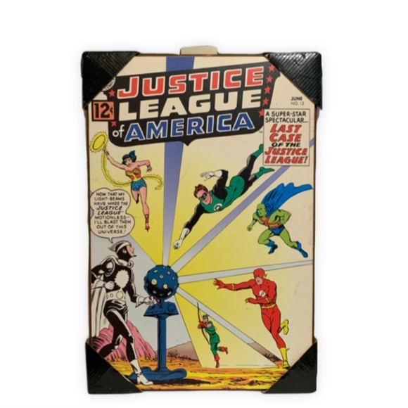 DC Comics Justice League of America Wood Plaque MDF Wall Art - Picture 1 of 10